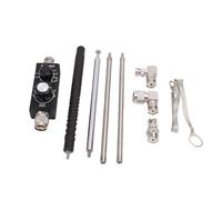 Antena de Onda Corta QRP, Mini Antena sintonizada Ajustable de 30 W para Bandas de 1,8 MHz-30 MHz y VHF UHF, aleación de Aluminio y construcción de Acero