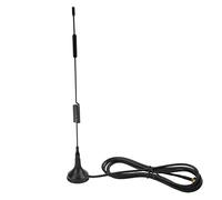 Antena de Radio 4G 10 dBi Alta Ganancia 700 a 2700 MHz Receptor de Señal Omnidireccional con Base Magnética y Conector SMA para Monitoreo Inalámbrico y Módulos de Hogar Inteligente