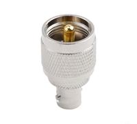 Antena de radio CB de 27 MHz suave direccional con cable coaxial RG58 de 300 cm, conector BNC macho y adaptador PL259 compatible con radio CB de mano y coche (chasis + conector)