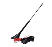 Antena de Radio de automóvil: Antena de Audio FM Am amplificada con Cable de 5 m | Fácil instalación de la señal Booster para SUV de Camiones de automóvil, Antena Receptor de Radio para una