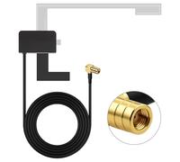 Antena de Radio de Coche Dab Parche, Antena para Radio Digital, Amplificador de Señal Incorporado, Antena Coche Universal, Compatible con Radios SMB y Sintonizadores Dab