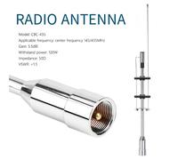 Antena de radio de doble banda QM82 Receptor de señal CBC-435 Fuente de alimentación Antena de radio bidireccional VHF UHF para radios móviles