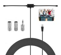 Antena de Radio FM, Antena FM para Sintonizador HiFi, Antena en Forma de F De 3 M para Sistema de MúSica, Receptor EstéReo DoméStico, Audio Y VíDeo AV, Receptor de Cine En Casa