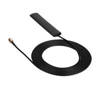 Antena de radio mini para coche integrada oculta con conector DIN, sintonizador de radio HD compatible con FM y AM, antena de parche para receptores