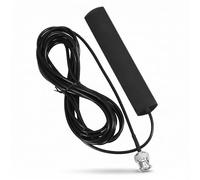 Antena de Radio Móvil Banda Ancha 30-1200 MHz Alta Ganancia con Conector BNC y Soporte de Ventosa para Coche, Camión, Motocicleta