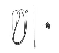 Antena de Radio para automóvil Goma FM Am Mástil aéreo Alto Rendimiento Durable Base giratoria Flexible de 180 Grados Recepción de señal Fuerte para vehículos 205 206 306 307 309