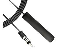 Antena de Radio para Coche, Radio Universal FM18 para Coche, Antena de Coche, Parche, Pasta de Parabrisas con Cable de 3 Metros para vehículos, automóviles, Camiones, SUV, Radio, Receptor estéreo