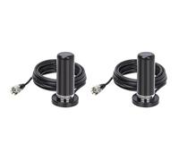 Antena de radio VHF UHF de doble banda para coche con conector PL259 y cable de extensión para transceptor de jamón