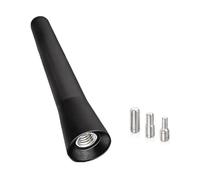 Antena de Techo para Radio FM/Am/Dab, Color Negro, 6,5 cm de Longitud, Universal para Coche, con Tornillos, Mini Antena Corta