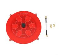 Antena de triple alimentación de 150 mm, 5,8 GHz, con ganancia de 14 DBI, antena de panel plano con conector SMA para transmisores de imágenes FPV y matriz pagoda, polarización circular a la izquierda
