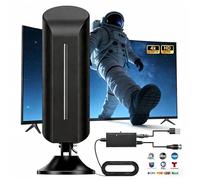 Antena de TV 2026 para interior para Smart TV para recepción de largo alcance y todos los televisores inteligentes, antena digital HD con amplificador de señal para canales locales, soporta 4K 1080p