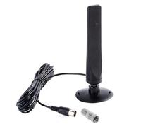 Antena de TV de largo alcance: antena HD digital interior para una calidad de imagen clara y una fuerte recepción de señal | Dispositivo electrónico compacto para canales educativos gratuitos, telenov