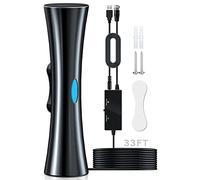 Antena de TV de rango de 680 millas para Smart TV, antena digital HD mejorada para TV interior/exterior con amplificador y amplificador de señal, soporta recepción de 360° 4K 1080p para todos los