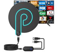 Antena de TV digital 2026 para Smart TV interior con amplificador de señal | Antena de TV digital para Smart TV interior 600 millas de largo alcance, recepción de largo alcance, compatible con 4K 1080P