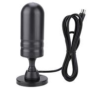 Antena de TV Digital, Antena de TV Digital portátil para Exteriores omnidireccional portátil de 1.5M HD para Exteriores con Ganancia de 30 Dbi, Soporte de recepción de Doble frecuencia UHF/VHF