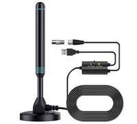 Antena de TV digital HD de columna, amplificador universal para interiores y exteriores
