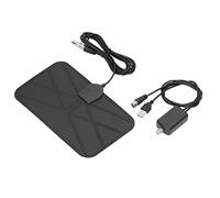 Antena de TV Digital Interior, VHF 174-240Mhz, UHF 470-860Mhz, Antena de Alta Ganancia de 25 DBi, Antena Digital de 360° para TV HDMI Interior, Compatible con 720P, 1080i, 1080P, ATSC