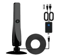 Antena de TV digital para interiores para Smart TVs, compatible con recepción 4K, 8K y 1080p HD, compacta para uso doméstico, 1 unidad.