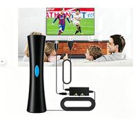 Antena de TV digital para Smart TV para interiores y exteriores, 4K con base magnética fuerte, recepción de largo alcance para televisores antiguos/HDTV, ver televisión gratis, elegante diseño