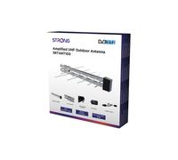 Antena de TV exterior - STRONG - SRTANT100 - Amplificada 18dB - Filtro 4G/5G - Compacta