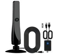 Antena de TV HD Festberg Hitenna (Black Friday): más de 100 canales, alcance de 80 km, conexión Plug & Play con cable de 3 m, ed