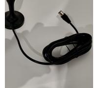 Antena de TV interior para canales locales, antena digital 4K HD para Smart TV interior, no necesita cable, base magnética, recepción de 360°,