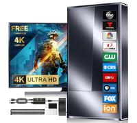 Antena de TV más fuerte 2026 para interiores, más de 4000 millas al aire libre de largo alcance, antena digital para Smart TV, el mejor amplificador de señal compatible con 8K 4K 1080p todos los