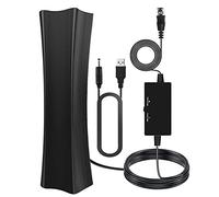 Antena de TV para Smart TV, Antena de TV Freeview, Amplificador Digital 4K HD para Interiores, recepción de señal de 360° con Amplificador de señal compatibles con Todas Las Antenas de TV