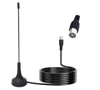 Antena de TV portátil para interior/exterior Freeview - Antena digital de alto rendimiento para sintonizador de TV USB [S167]