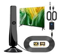 Antena De TV Wave MAX 2025, Wavebeam Pro, Amplificador De Señal con Pantalla HD Nítida, Antenas Digitales HD para Interiores, Compatible con Todos Los Televisores Inteligentes Locales(1pc)