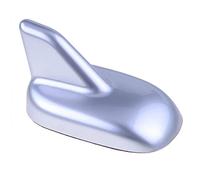 Antena Decorativa Universal Tipo Aleta de tiburón para Techo de Coche, para SUV, berlina, ABS, Accesorios Exteriores (Plateada)