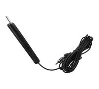 Antena Extensible de Goma, Adhesiva para Coche Negra de Radio