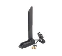 Antena Externa WiFi 6 6E Tribanda de 6 GHz, 5,8 GHz y 2,4 GHz con Base Magnética de Repuesto para PC de Escritorio.