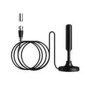 Antena For TV Digital, Amplificador De Señal Interior, Receptor Largo Alcance, 720P 1080P, Con Adaptador F9F9 Fácil Amplia Compatibilidad