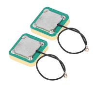 Antena GPS Alta Ganancia 28dB para Navegación Vehicular con Módulo Activo Cerámica, Incluye Conector y Cable, 2 Unidades
