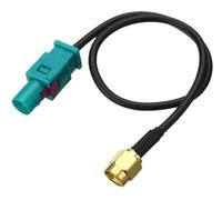 Antena GPS para Coche 15cm | Conector Macho Fakra Z a Macho SMA | Cable de Antena Aérea para Coche RG174 | para Android Estéreo para Coche, Navegación GPS, Radio Digital Dab, Telemática 4G LTE
