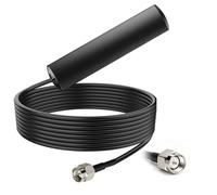 Antena gsm 4G LTE Externa Universal 8dBi con Montaje Adhesivo, Antena Radio Digital, Amplificador de Señal Estable-Mejora Señal Internet Móvil, Cable 3m para Vehículos Automotor Teléfono Celular