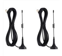 Antena GSM de 433 MHz y 5 dBi, conector macho SMA, base magnética para radioaficionados, con cable de 3 metros.