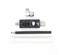 Antena HF de onda corta 5-55 MHz con sintonizador, antena telescópica de 20 W QRP apagada, ajustable para Yaesu FT-817, para Icom 703, K1/K2, USDX, MCHF, VSWR <1.5, incluye adaptador