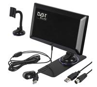 Antena interior activa DVB-T2 con potente amplificador para televisión digital