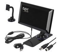 Antena interior activa DVB-T2 con potente amplificador para televisión digital