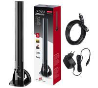 Antena interior para TV digital y radio amplificador HDTV DVBT2 HEVC premium
