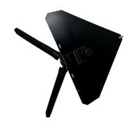 Antena Log-Periódica, 400MHz-8GHz Banda Ancha Dipolo Array para Analizadores de Espectro y Receptores RF, 27cm Negro