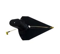 Antena logarítmica periódica SL10 de 50 MHz a 6 GHz, direccional, de alta ganancia, 7 dB, interfaz SMA para analizadores de espectro, antenas UWB