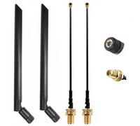Antena Lora 868 MHz 5 dBi 2 Piezas SMA Macho con Cable IPEX-SMA | Para Meshtastic, ESP32 y proyectos IoT, compatible con 868MHz LoRa, antena omnidireccional con cable IPEX a SMA