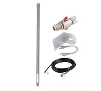 Antena LoRa de 12 dBi para exteriores e interiores para Helium Hotspot Miner V1 V2, para Bobcat 300, para MNTD, Dragino LPS8 compatible con cable KSR195 de baja pérdida