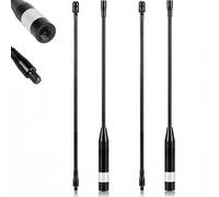 Antena Meshtastic LoRa de 868 MHz de alta ganancia, 40 cm de largo alcance SMA macho Omni Whip para Hel tec V 3 ESP 32, duradera y flexible (2 unidades, negro)