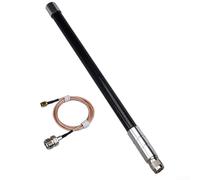 Antena minera de punto de acceso de helio con fibra impermeable de 8dBi para radomo de vidrio para largo alcance para redes LoRa e IoT con cable RF y conector macho N
