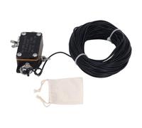 Antena Mini EFHW 3-30 MHz Balun 1:49 Media Onda Alimentada Extremo Mejora Recepción Señal Radio Compacta y Durable Cable Incluido