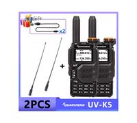 (Antena NA-771) Walkie Talkie UV K5 UV K6 UV K58 Radio bidireccional 50-600 MHz Radio FM Codificador